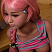 Секс-кукла Иоланда с розовыми волосами 140см